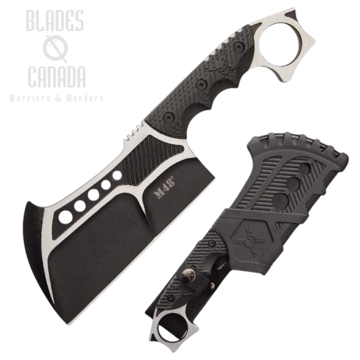 M48 Conflict Cleaver Fixed Blade Knife, w/Vortec Belt Sheath, UC3425